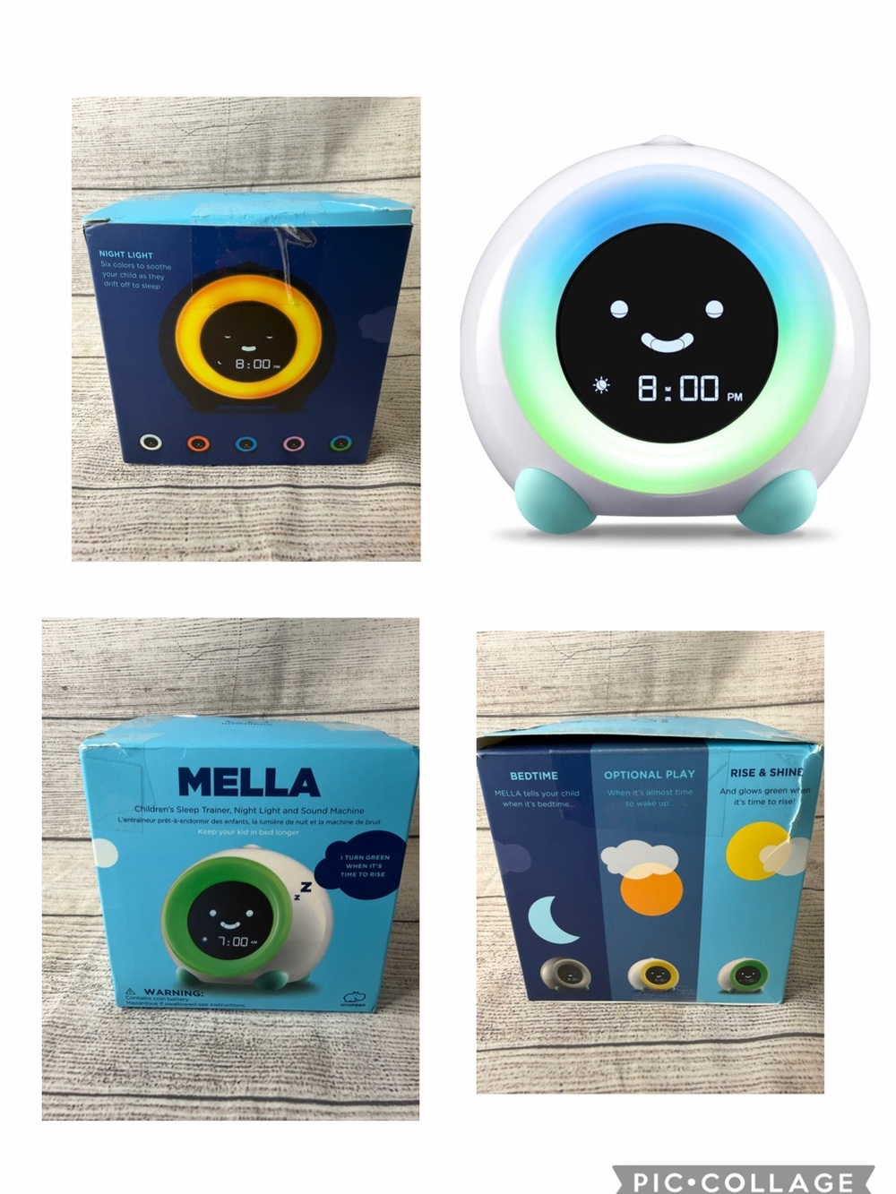Kids Alarm Clock, Ready to Rise Children's Sleep Trainer, Night Light
